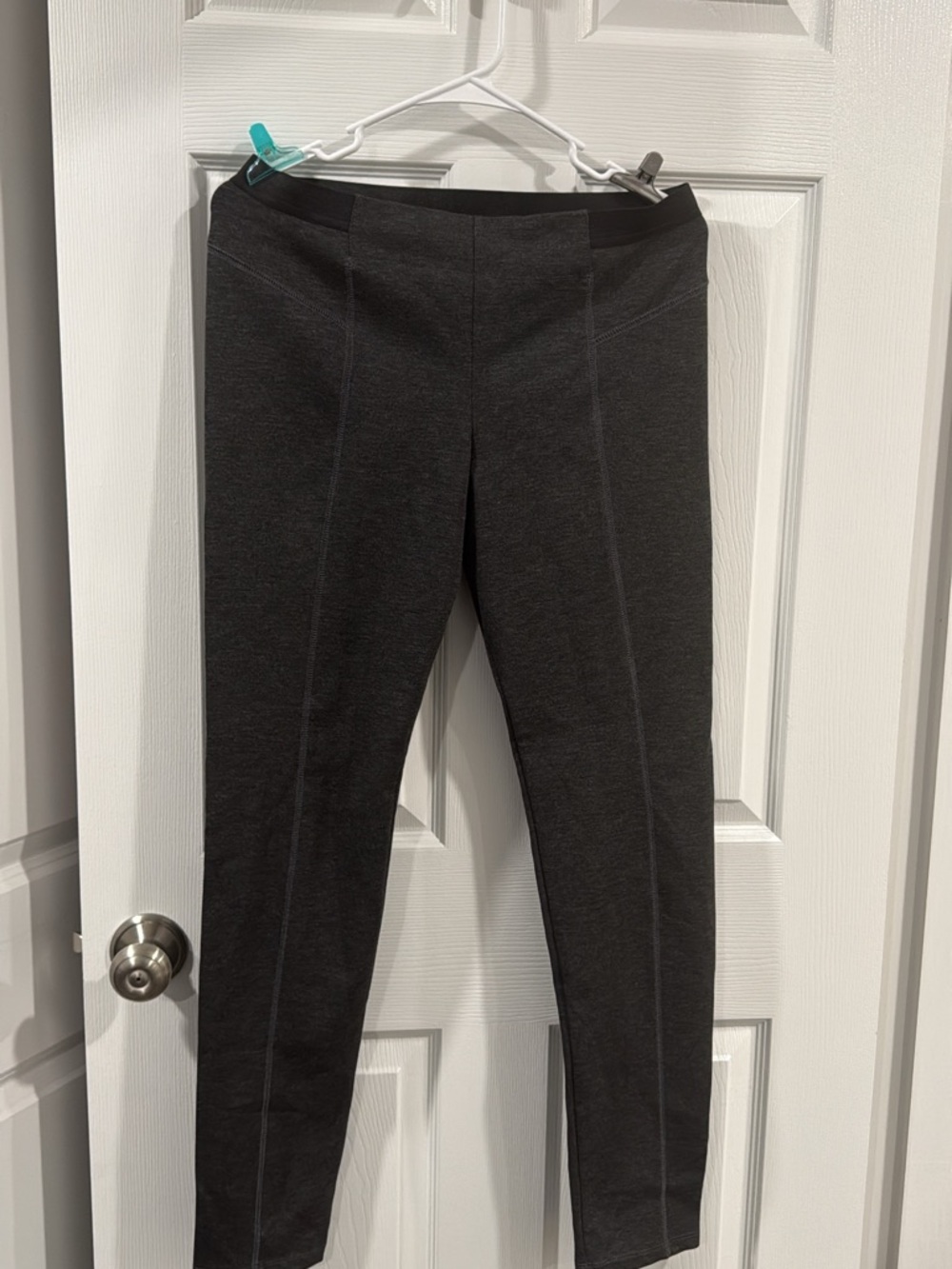 Vera Wang Charcoal Gray Girls' Stretch Leggings
